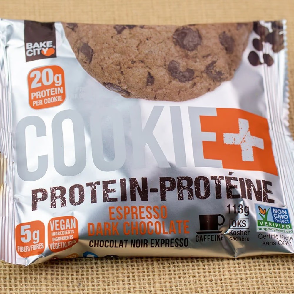 bake-city-cookie-protein-espresso-dark-chocolate-113g-02-medical-grade Bake City Cookie + Protein Espresso Dark Chocolate 113g - High Quality Medical & Pharmacy Care - View 2