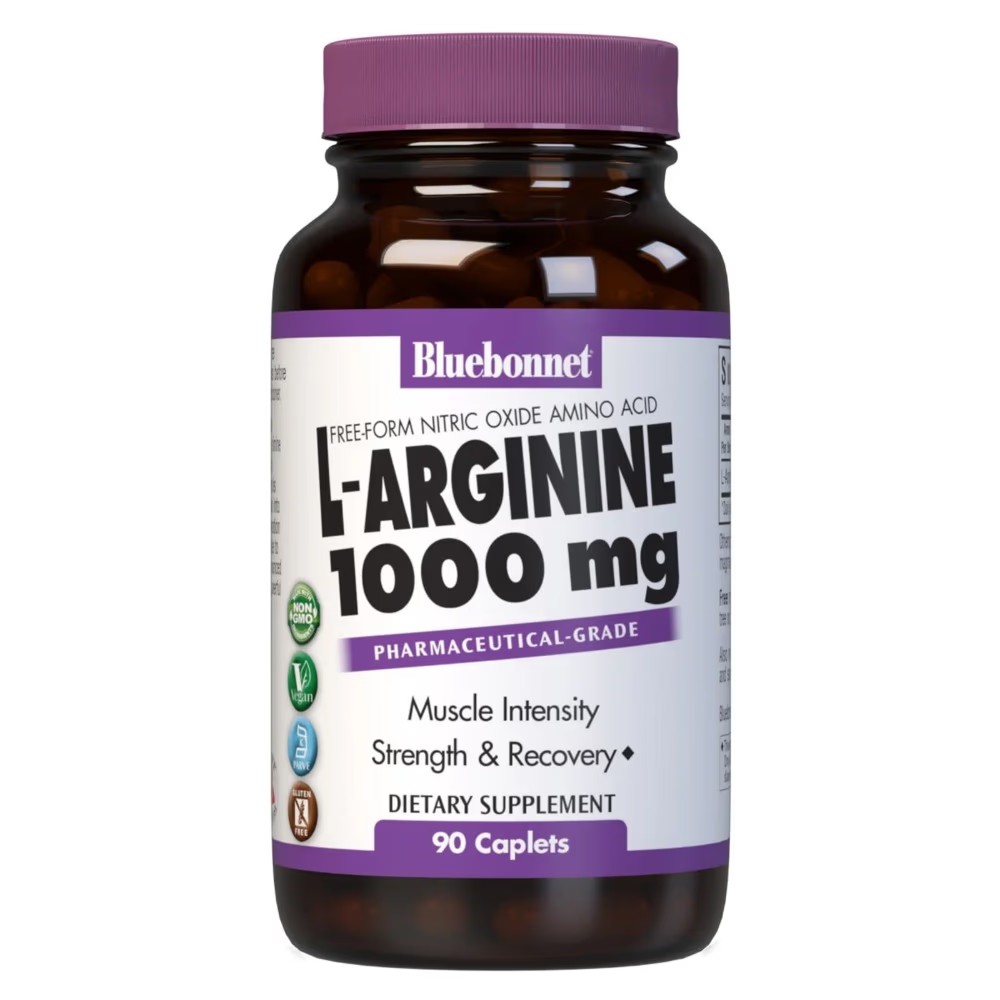 bluebonnet-l-arginine-1000mg-90-caplets-01-medical-grade Bluebonnet L Arginine 1000mg 90 Caplets - High Quality Medical & Pharmacy Care - View 1