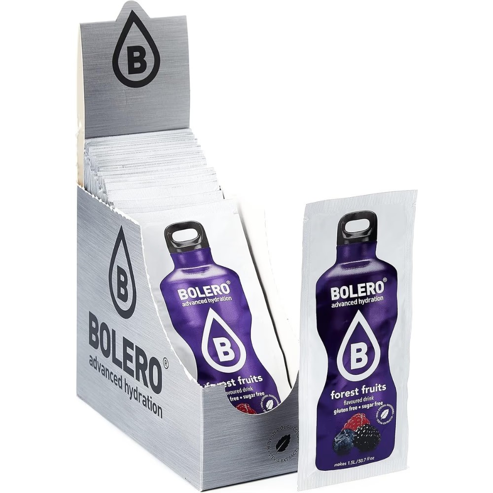 Bolero Advanced Hydration Drink Mix 24 Pack Forest Fruits