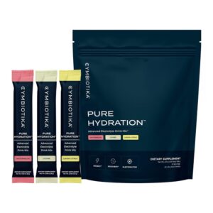 Cymbiotika Pure Hydration – Advanced Electrolyte Drink Mix (Lemon, Lychee & Watermelon) | 21 Stick Packs x 8g - High Quality Medical & Pharmacy Care - View 1