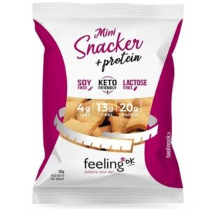 FEELING OK Mini Snacker+ Protein 50g – High Protein Snack Biscuit - High Quality Medical & Pharmacy Care - View 1
