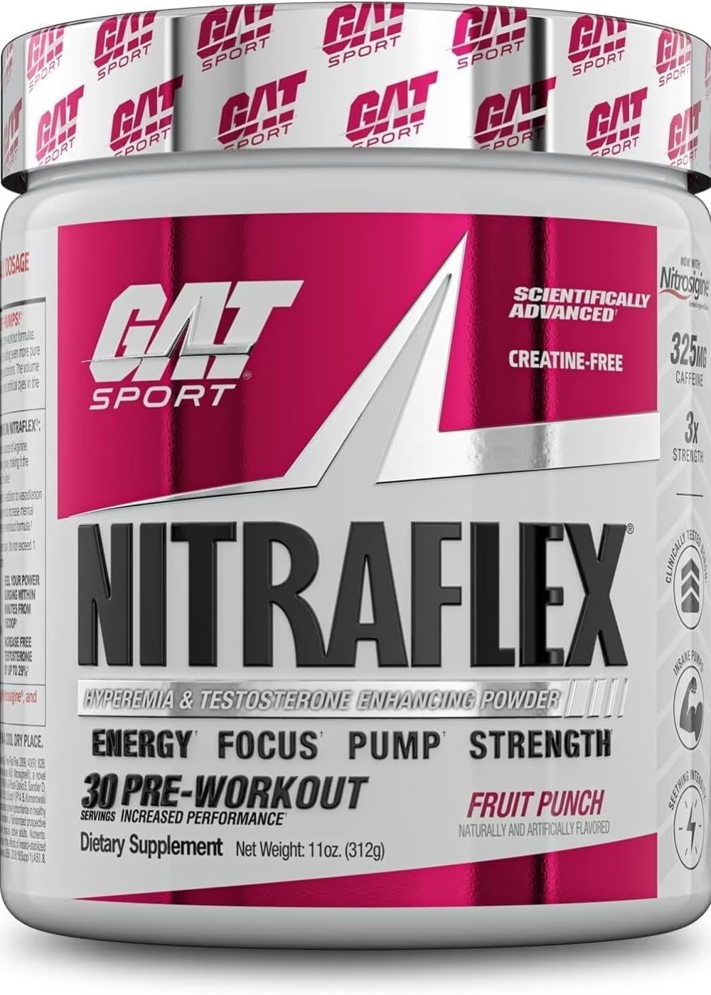 GAT Sport Nitraflex Fruit Punch 30 Servings - High Quality Medical & Pharmacy Care - View 1