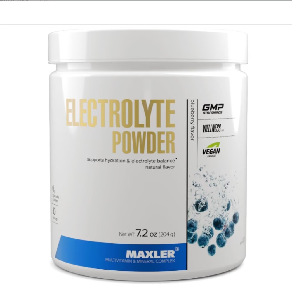 Maxler Electrolyte Powder –Blueberry Flavor,204g - High Quality Medical & Pharmacy Care - View 1