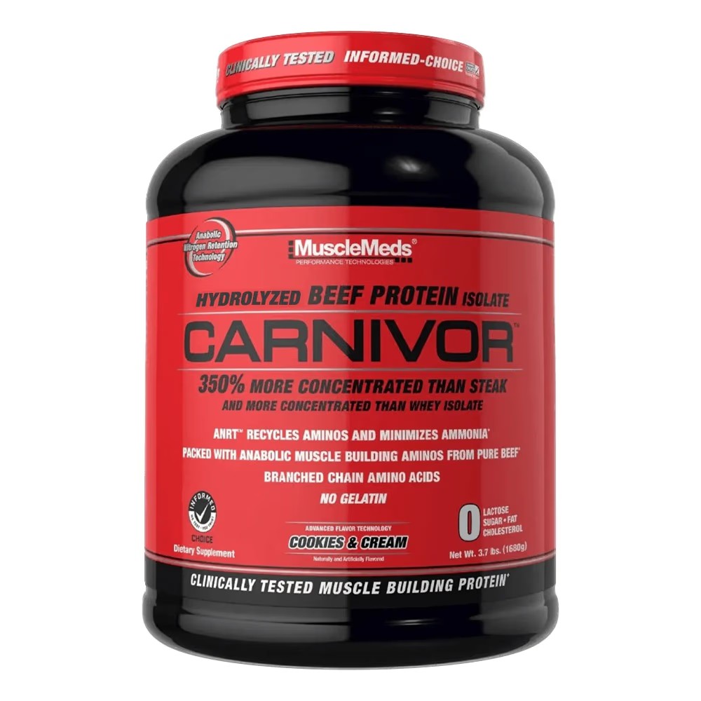 MuscleMeds Carnivor – Cookies & Cream – 4lb | Hydrolyzed Beef Protein Isolate Powder for Muscle Growth & Recovery - High Quality Medical & Pharmacy Care - View 1