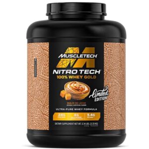 MuscleTech NitroTech 100% Whey Gold Dulce De Leche 5.10lbs - High Quality Medical & Pharmacy Care - View 1