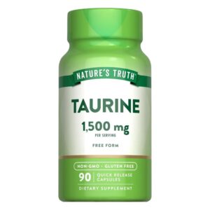 Nature's Truth Taurine 1500 mg - 90 Capsules - High Quality Medical & Pharmacy Care - View 1