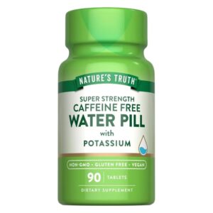 Natures Truth Water Pill With Potassium Vegetarian - 90 Tablets - High Quality Medical & Pharmacy Care - View 1