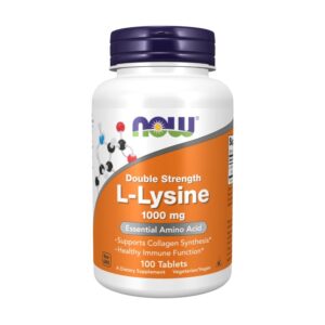 Now L-Lysine 1000mg 100 Tabs - High Quality Medical & Pharmacy Care - View 1