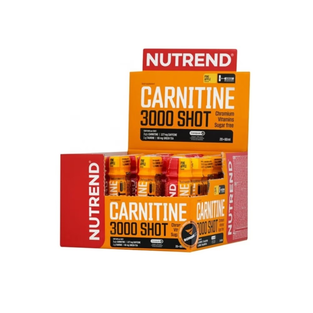 Nutrend Carnitine 3000 Shot Pineapple 60ml- 20 Servings - High Quality Medical & Pharmacy Care - View 1