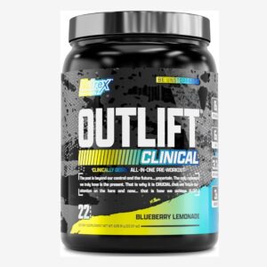 Nutrex Outlift Clinical Blueberry Lemonade 22 Servings – Pre-Workout Supplement - High Quality Medical & Pharmacy Care - View 1