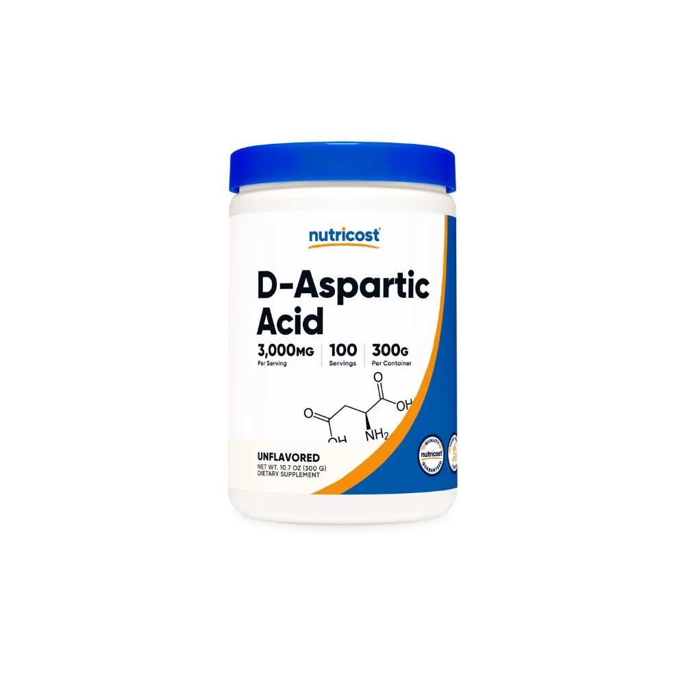 Nutricost D-Aspartic Acid 3000mg Unflavoured 300g - High Quality Medical & Pharmacy Care - View 1