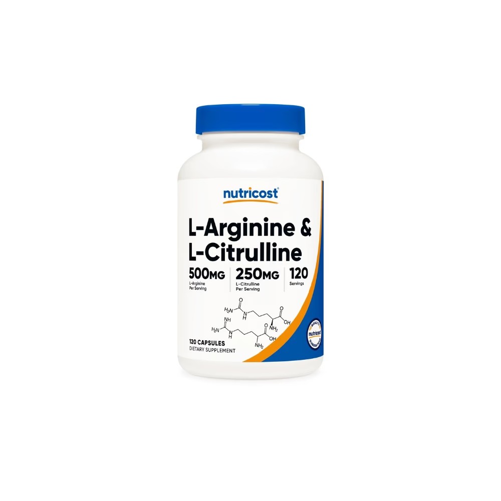 Nutricost L-Arginine + L-Citrulline 500/250mg Cap 120s - High Quality Medical & Pharmacy Care - View 1