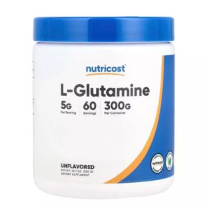 Nutricost L-Glutamine Unflavored 300g - High Quality Medical & Pharmacy Care - View 1