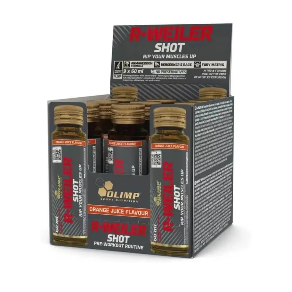 Olimp R-Weiler Shot Orange – 9 x 60ml - High Quality Medical & Pharmacy Care - View 1