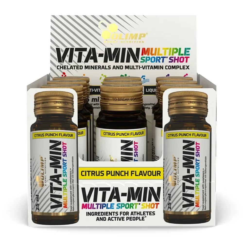 Olimp Vitamin Multiple Sport Shot Citrus 25ml 9s - High Quality Medical & Pharmacy Care - View 1