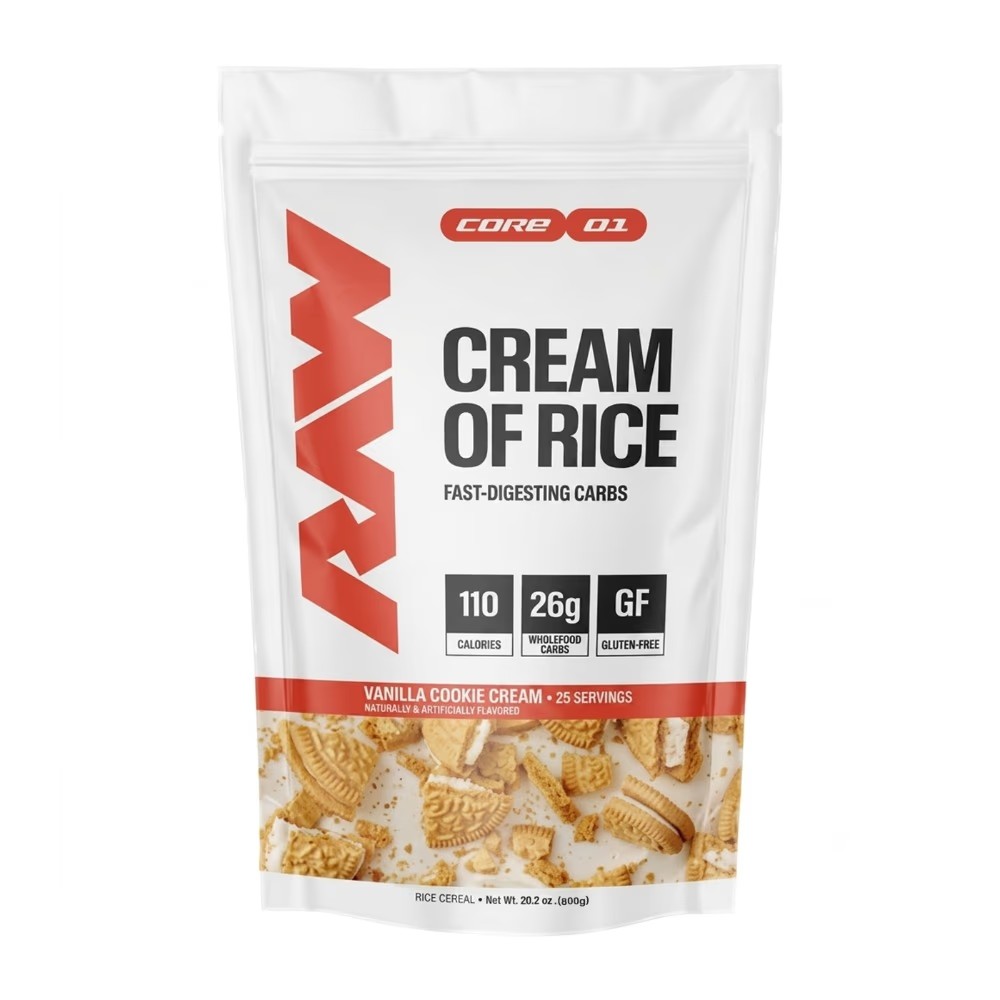 Raw Nutrition Cream of Rice 800gm – Vanilla Cookie Cream | Fast-Digesting Carbs | 25 Servings - High Quality Medical & Pharmacy Care - View 1