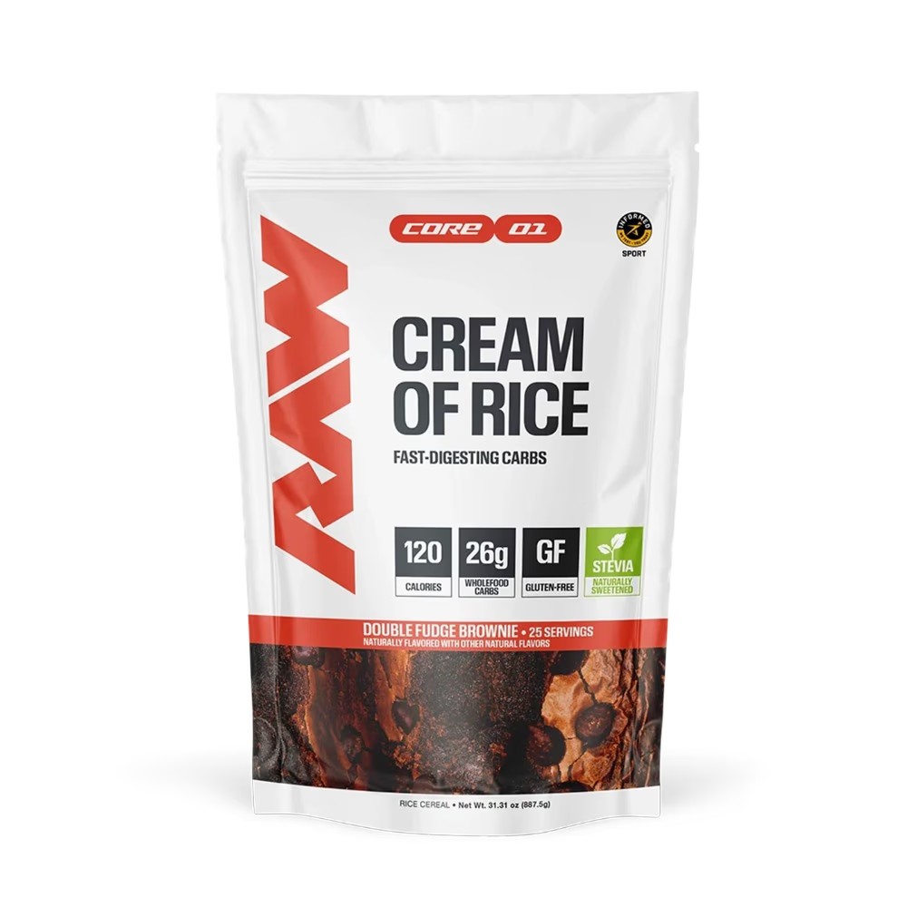 Raw Nutrition Cream of Rice 887.5gm – Double Fudge Brownie | Fast-Digesting Carbs | 25 Servings - High Quality Medical & Pharmacy Care - View 1