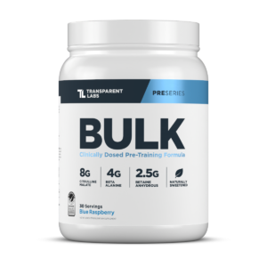 Transparent Labs Bulk Pre-Workout Blue Raspberry