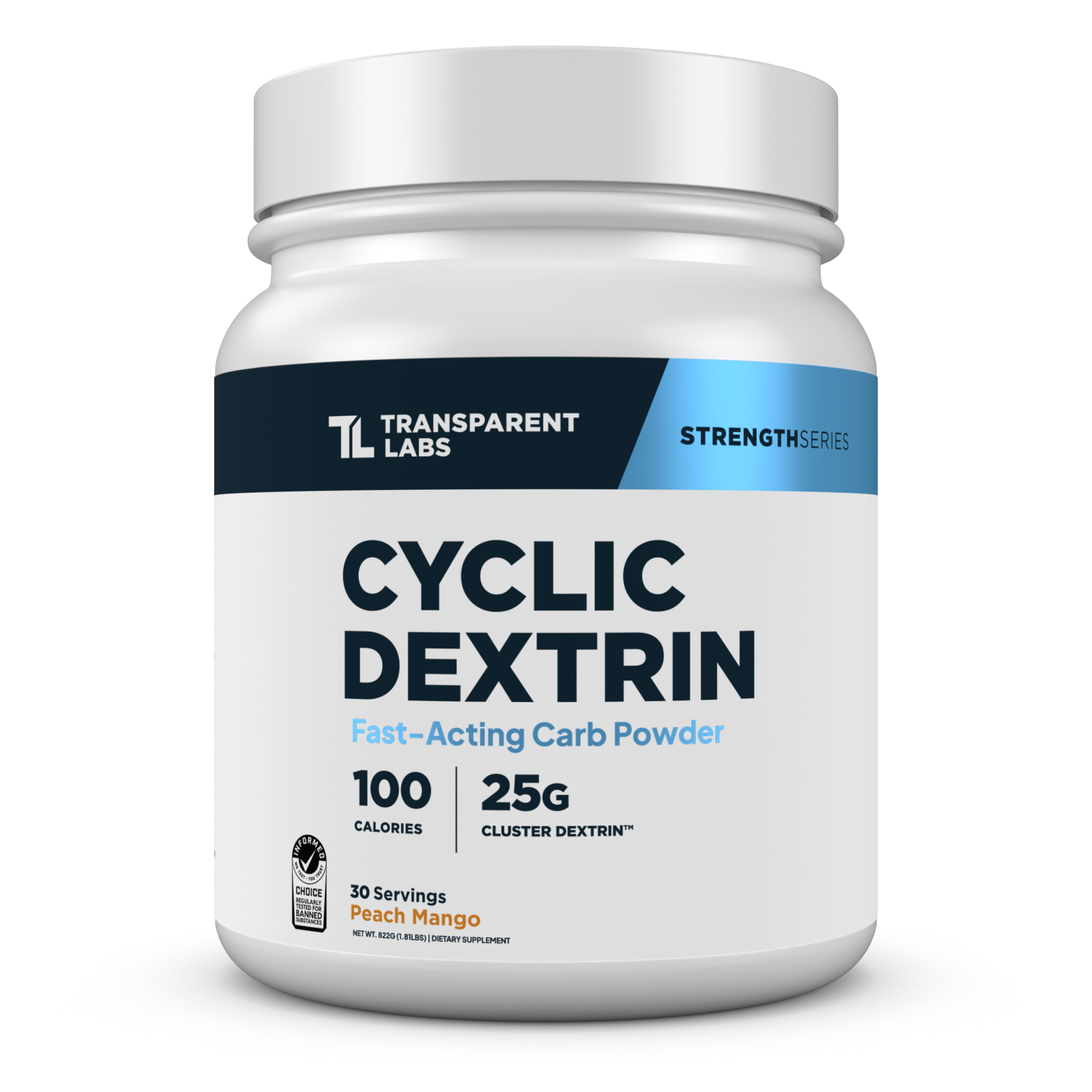 Transparent Labs Cyclic Dextrin Peach Mango