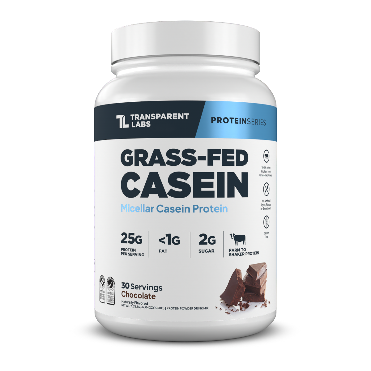 Transparent Labs Grass-Fed Casein Protein Chocolate