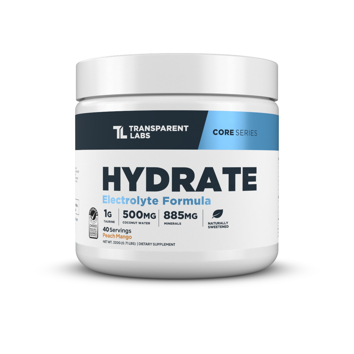 Transparent Labs Hydrate Peach Mango