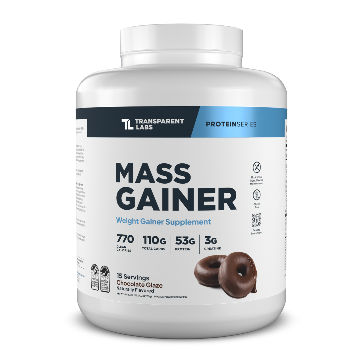 Transparent Labs Mass Gainer Chocolate Glaze Donut