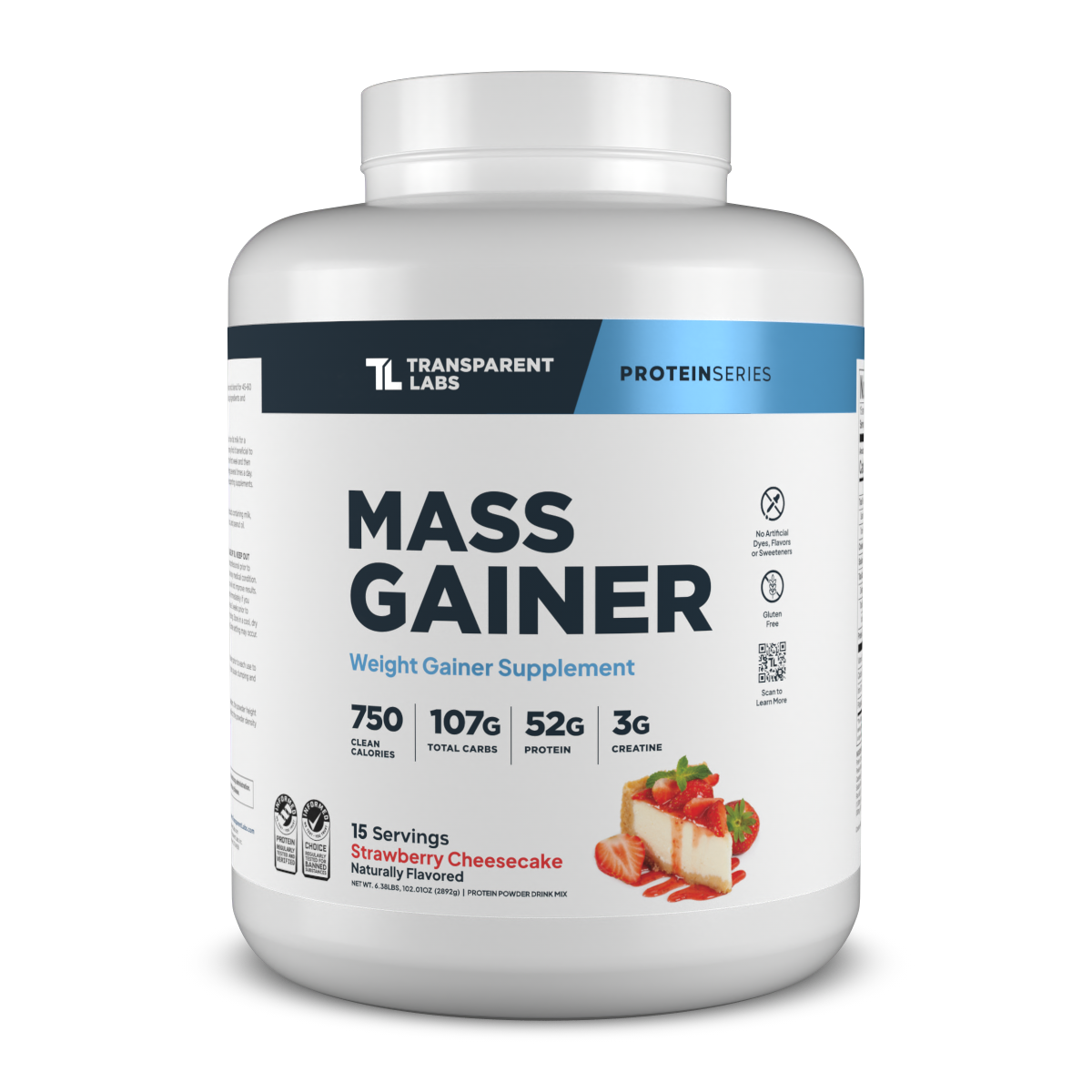 Transparent Labs Mass Gainer Strawberry Cheesecake